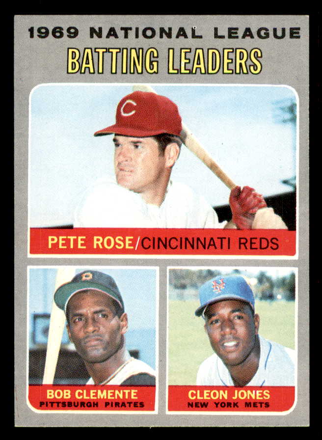 1970 Topps Baseball #061 N.L. Batting Leaders Roberto Clemente NR-MT 556435