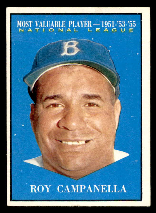 1961 Topps Baseball #480 Roy Campanella MVP Dodgers EX-MT 556443