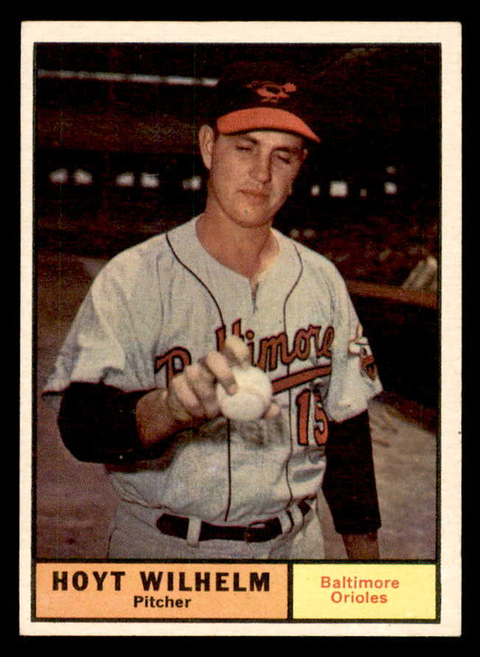 1961 Topps Baseball #545 Hoyt Wilhelm Orioles EX-MT 556445