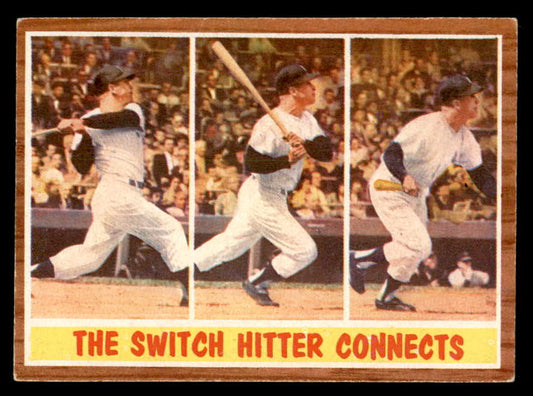 1962 Topps Baseball #318 Mickey Mantle IA Yankees EX 556448