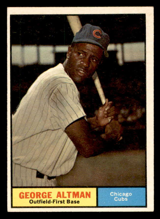 1961 Topps Baseball #551 George Altman Cubs EX-MT 556454
