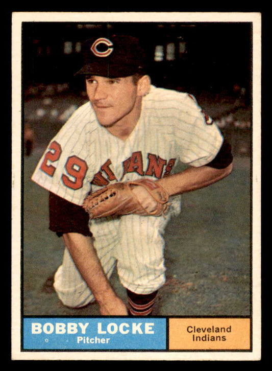 1961 Topps Baseball #537 Bobby Locke Indians EX-MT 556456