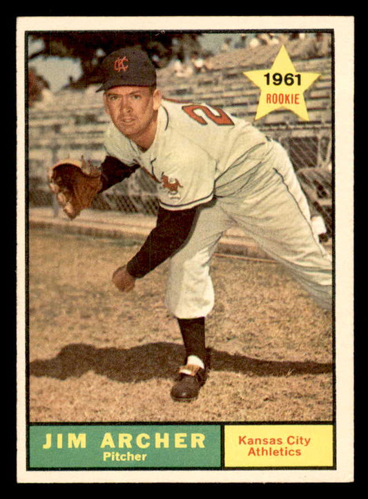 1961 Topps Baseball #552 Jim Archer A's EX-MT 556462