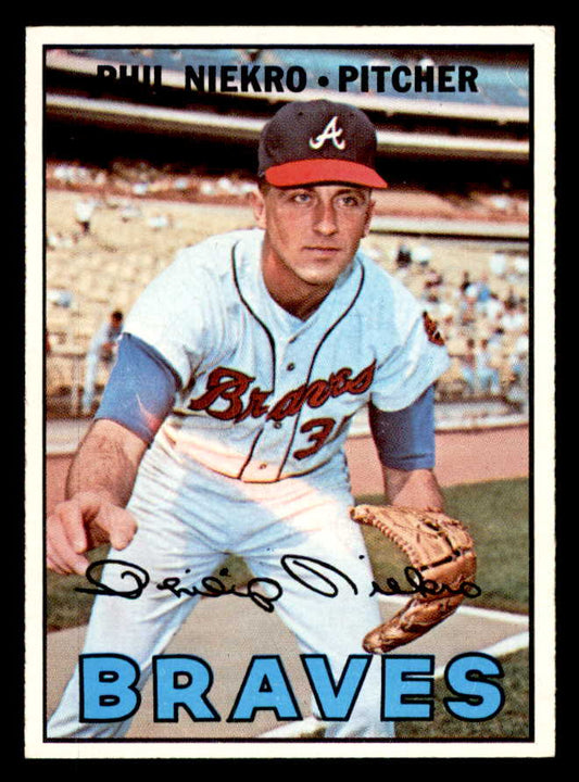 1967 Topps Baseball #456 Phil Niekro Braves EX 556472