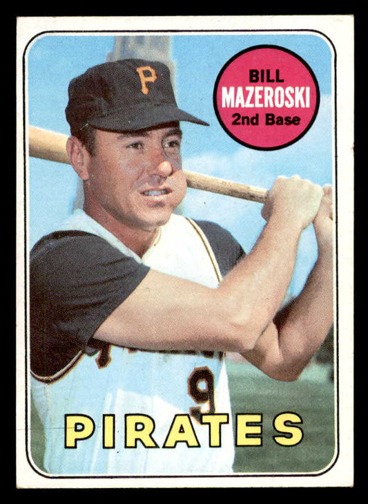 1969 Topps Baseball #335 Bill Mazeroski Pirates EX-MT 556473