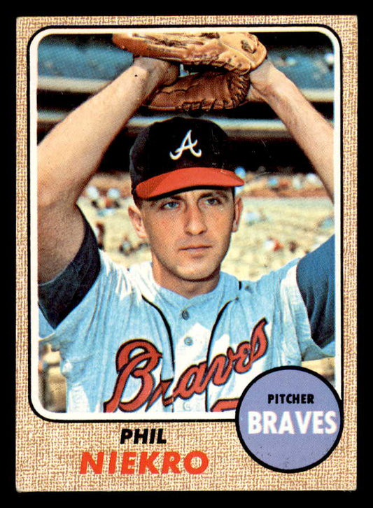1968 Topps Baseball #257 Phil Niekro Braves EX-MT 556475