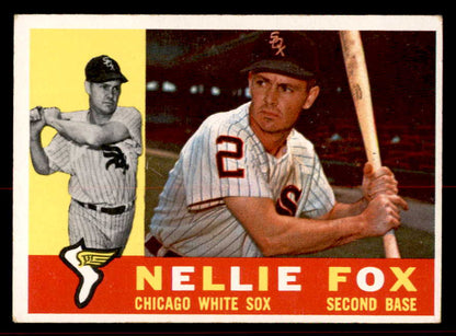 1960 Topps Baseball #100 Nellie Fox White Sox EX 556493