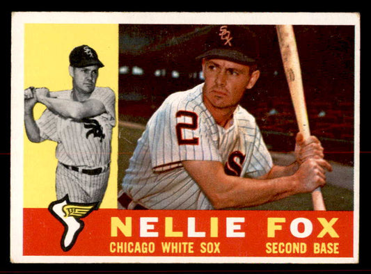1960 Topps Baseball #100 Nellie Fox White Sox EX 556493