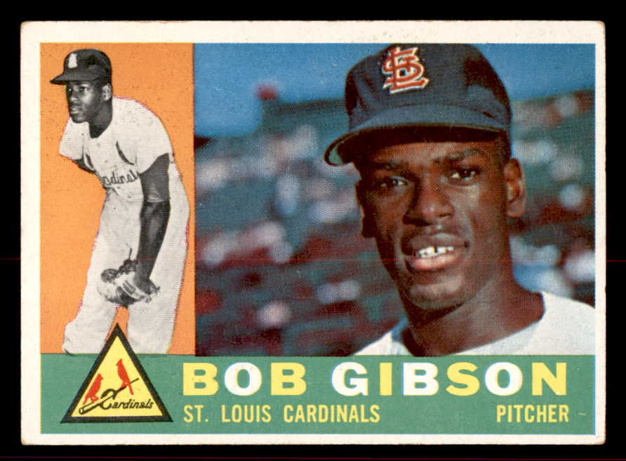 1960 Topps Baseball #073 Bob Gibson Cardinals EX 556500
