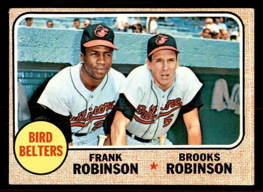 1968 Topps Baseball #530 Brooks Robinson Frank Robinson EX-MT 556502