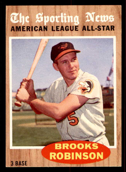 1962 Topps Baseball #468 Brooks Robinson A.S. Orioles NR-MT 556504