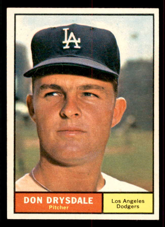 1961 Topps Baseball #260 Don Drysdale Dodgers NR-MT 556505