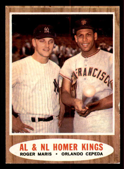 1962 Topps Baseball #401 Roger Maris Orlando Cepeda NR-MT 556507