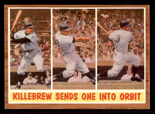 1962 Topps Baseball #316 Harmon Killebrew IA Twins NR-MT 556508