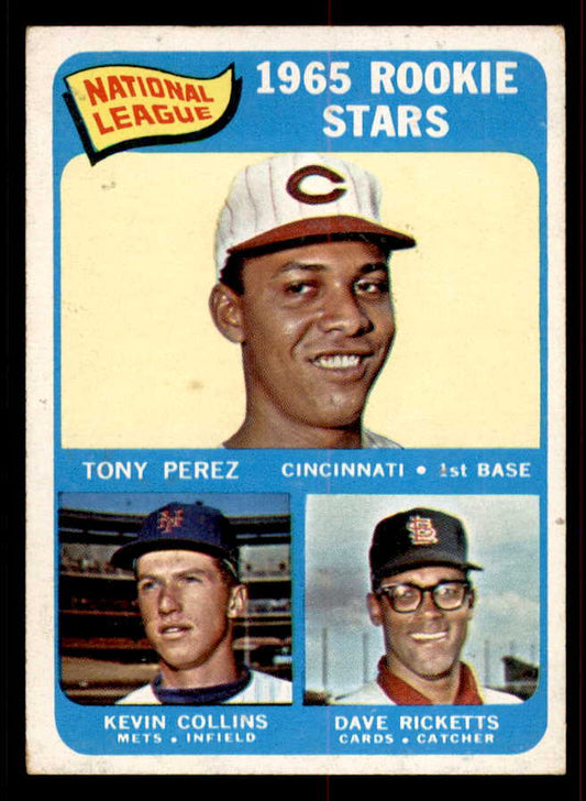 1965 Topps Baseball #581 Tony Perez Reds VG-EX 556519