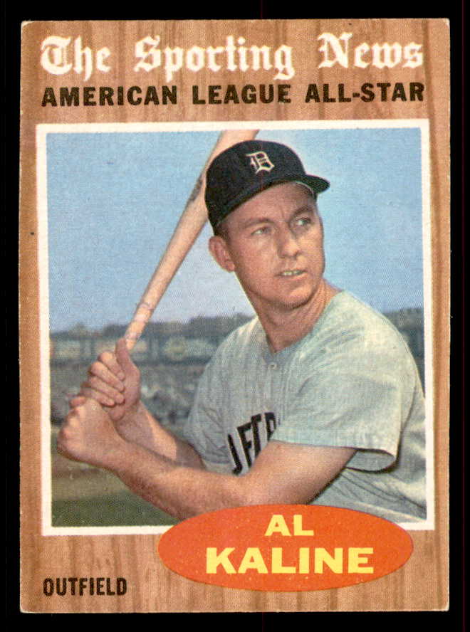 1962 Topps Baseball #470 Al Kaline A.S. Tigers EX+/EX-MT 556523