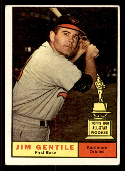 1961 Topps Baseball #559 Jim Gentile Orioles VG-EX 556533