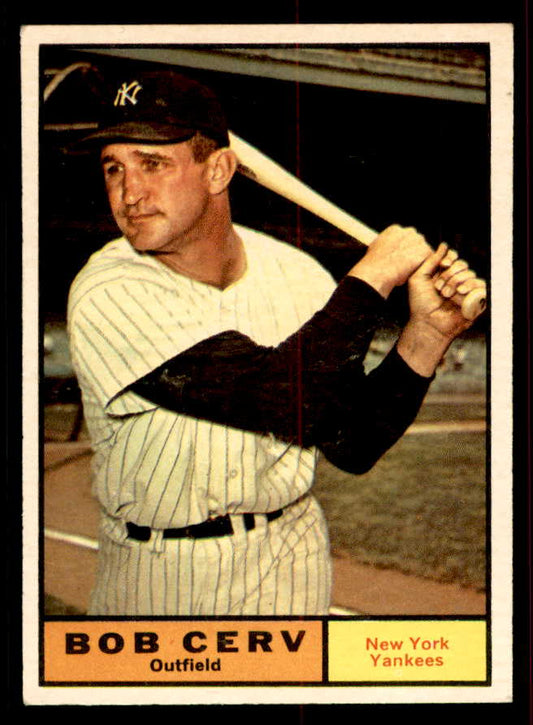 1961 Topps Baseball #563 Bob Cerv Yankees EX+/EX-MT 556544