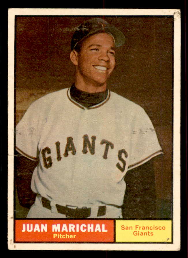 1961 Topps Baseball #417 Juan Marichal Giants EX 556545