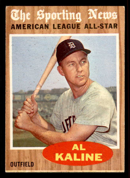 1962 Topps Baseball #470 Al Kaline A.S. Tigers EX-MT 556557