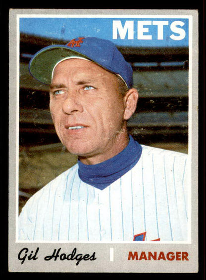 1970 Topps Baseball #394 Gil Hodges Mets EX+/EX-MT 556567