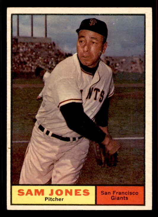 1961 Topps Baseball #555 Sam Jones Giants NR-MT 556572