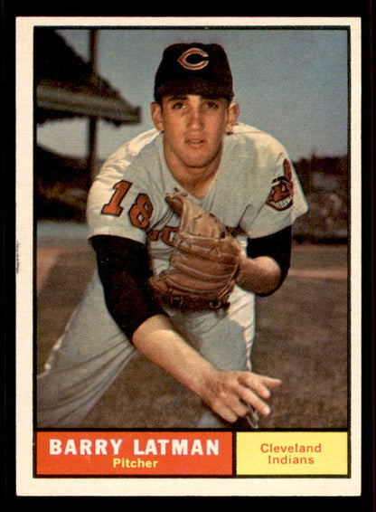 1961 Topps Baseball #560 Barry Latman Indians NR-MT 556573