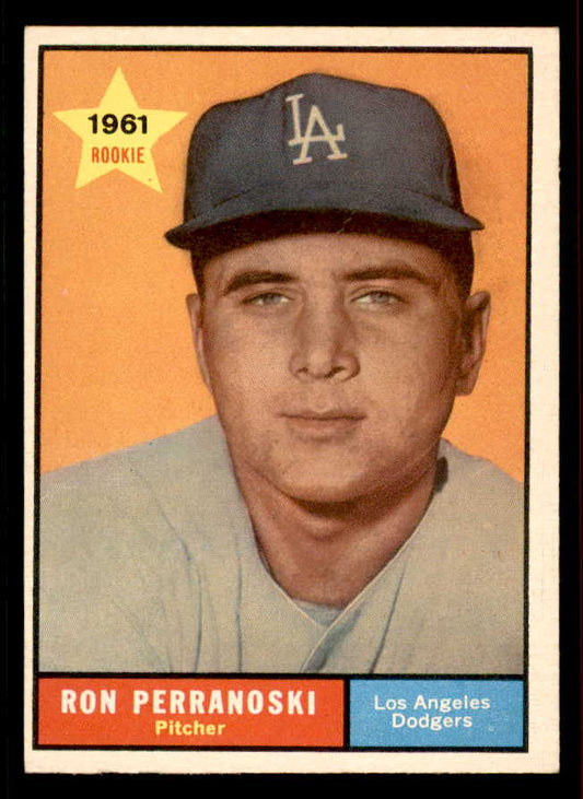 1961 Topps Baseball #525 Ron Perranoski Dodgers EX-MT 556574