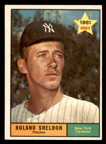 1961 Topps Baseball #541 Roland Sheldon Yankees EX-MT 556575