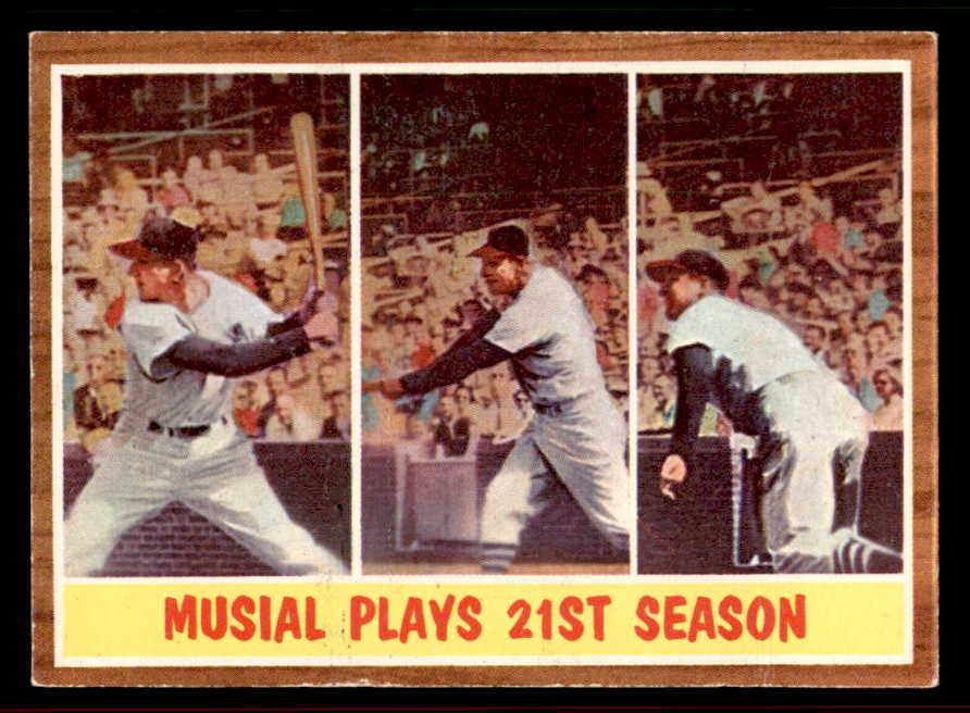1962 Topps Baseball #317 Stan Musial IA Cardinals EX-MT 556577