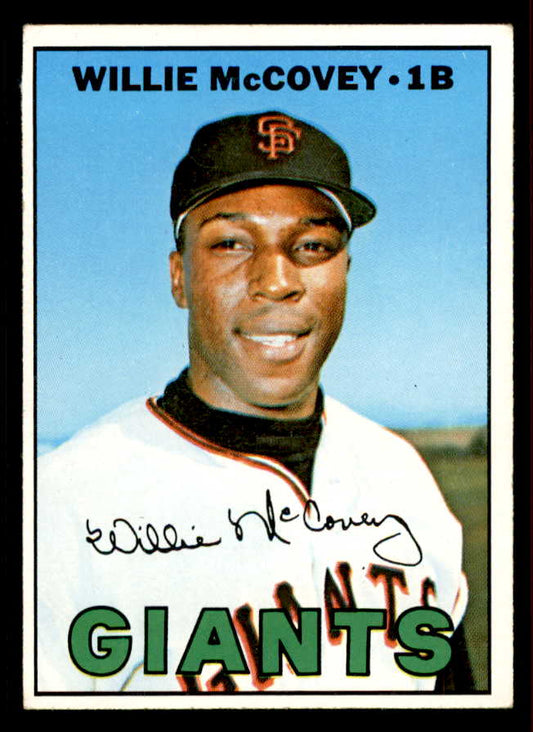1967 Topps Baseball #480 Willie McCovey Giants EX+/EX-MT 556580