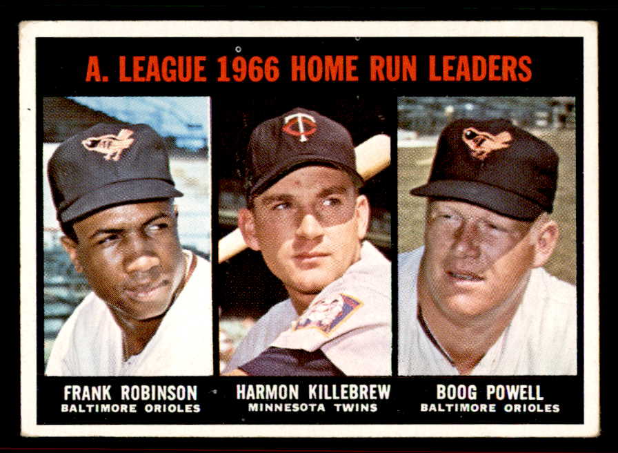 1967 Topps Baseball #243 A.L. Home Run Leaders Robinson EX-MT 556583