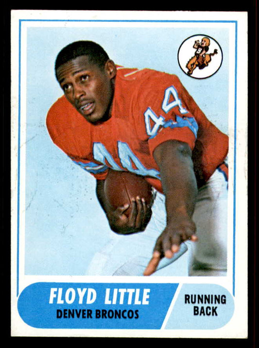 1968 Topps Football #173 Floyd Little Broncos EX-MT 556587