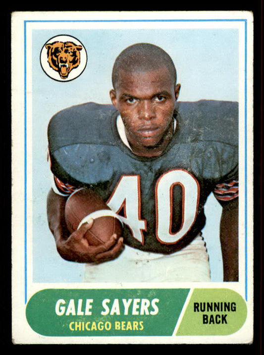 1968 Topps Football #075 Gale Sayers Bears VG 556590