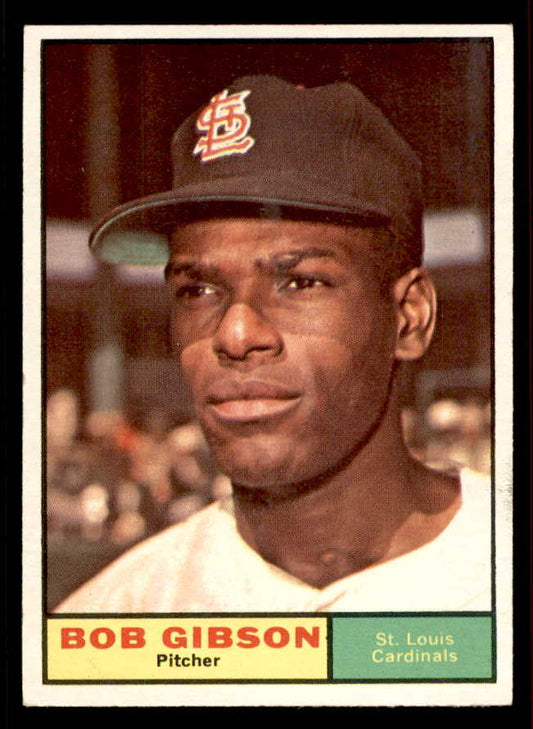 1961 Topps Baseball #211 Bob Gibson Cardinals NR-MT 556593