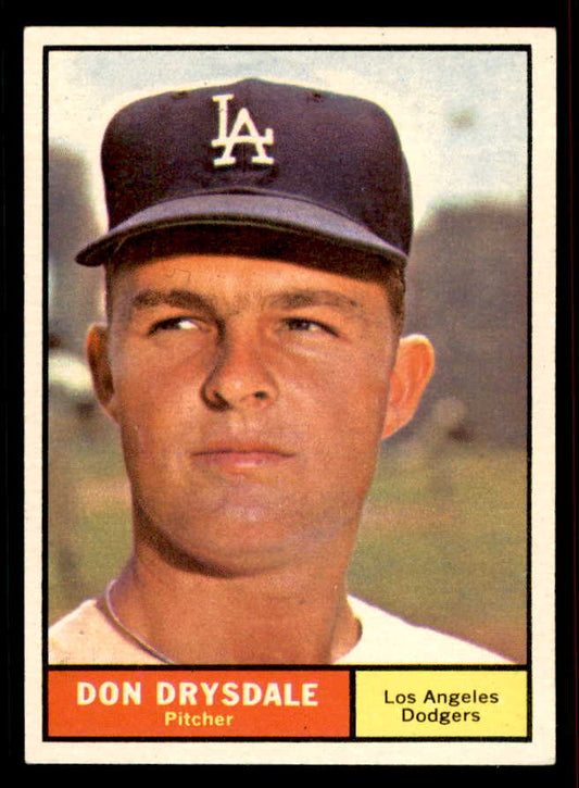 1961 Topps Baseball #260 Don Drysdale Dodgers NR-MT 556597