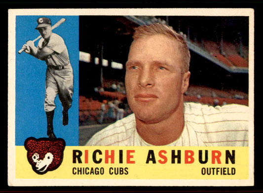1960 Topps Baseball #305 Richie Ashburn Cubs VG-EX 556608