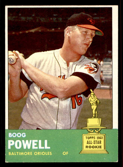 1963 Topps Baseball #398 Boog Powell Orioles EX-MT 556617