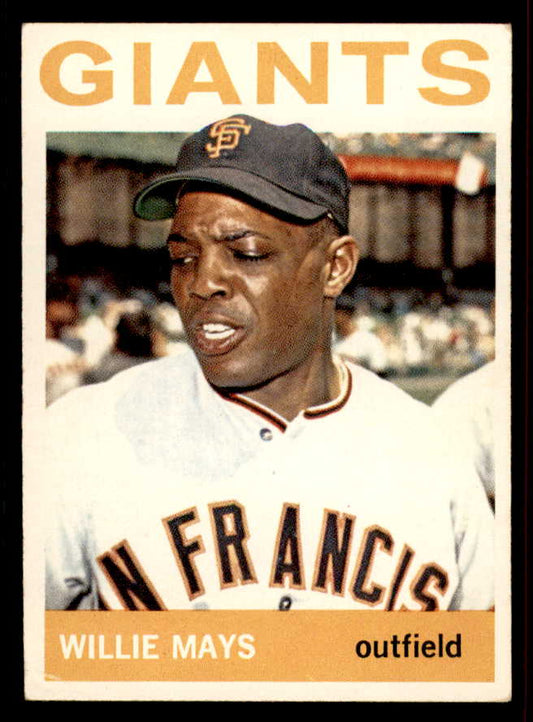 1964 Topps Baseball #150 Willie Mays Giants VG-EX 556626