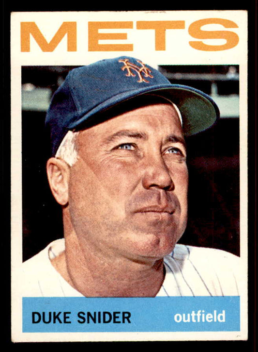 1964 Topps Baseball #155 Duke Snider Mets VG-EX 556627