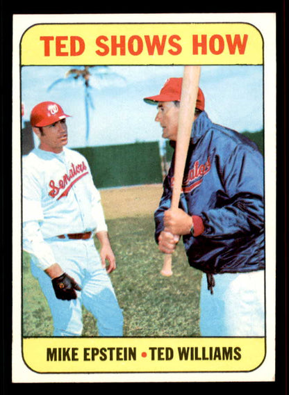 1969 Topps Baseball #539 Ted Williams Mike Epstein NR-MT 556640