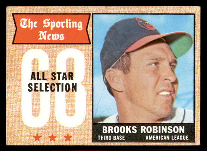 1968 Topps Baseball #365 Brooks Robinson A.S. Orioles VG-EX 556644