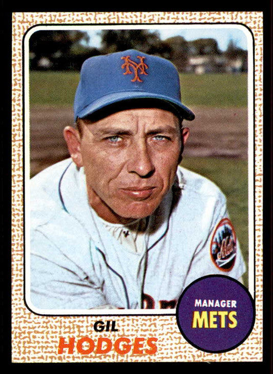 1968 Topps Baseball #027 Gil Hodges Mets EX-MT 556646