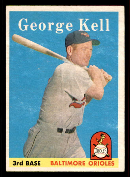 1958 Topps Baseball #040 George Kell Orioles EX-MT 556648