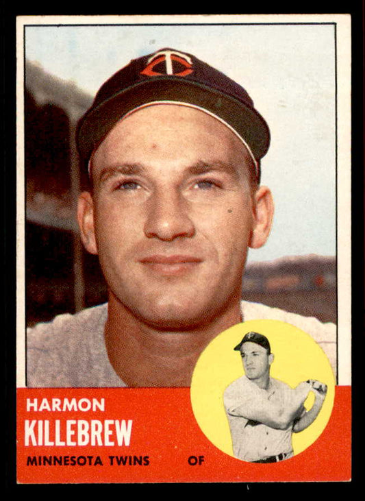 1963 Topps Baseball #500 Harmon Killebrew Twins EX-MT 556650