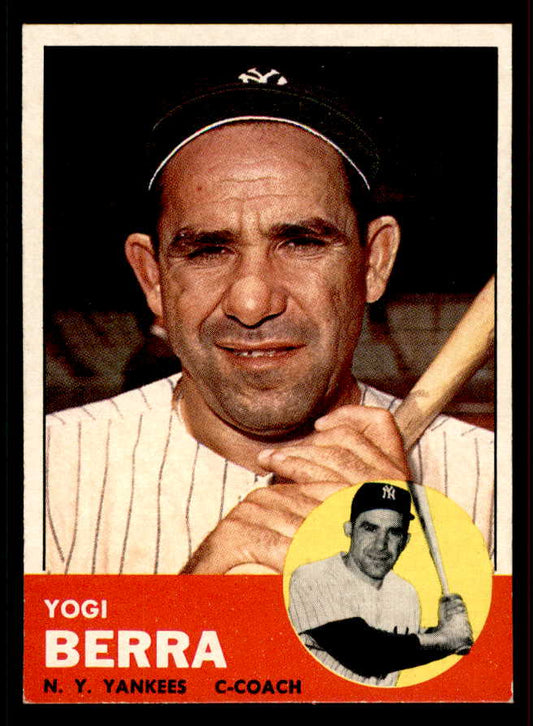1963 Topps Baseball #340 Yogi Berra Yankees EX-MT 556651