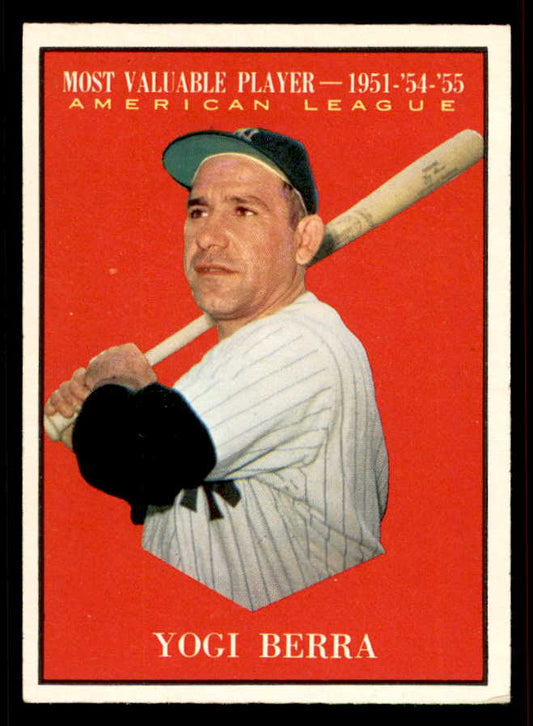 1961 Topps Baseball #472 Yogi Berra MVP Yankees NR-MT 556657