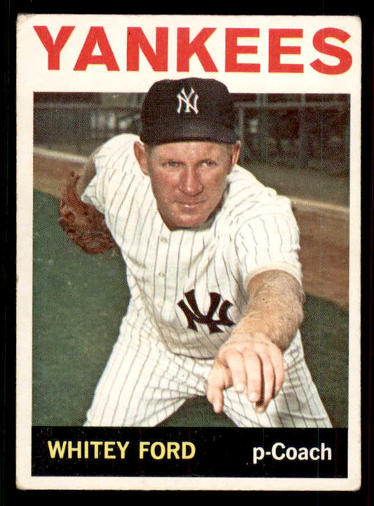 1964 Topps Baseball #380 Whitey Ford Yankees VG-EX 556661