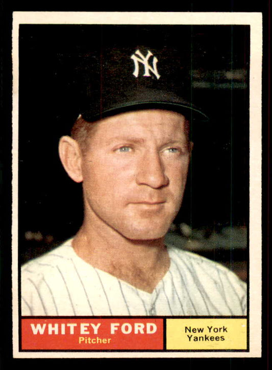 1961 Topps Baseball #160 Whitey Ford Yankees EX-MT 556672