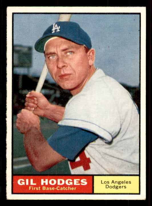 1961 Topps Baseball #460 Gil Hodges Dodgers EX-MT 556674